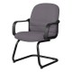 Silla Visita Brecia s/b Tela Mini Grafito