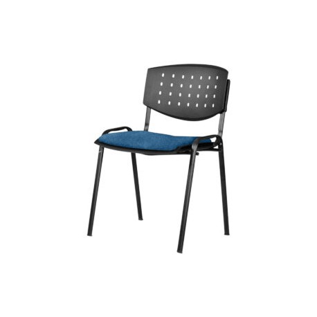 Silla Visita Brecia s/b Tela Stella Color Azul