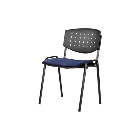 Silla Visita Brecia s/b Tela Stella Color Plumbago