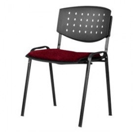 Silla Visita Brecia s/b Tela Stella Color Vino