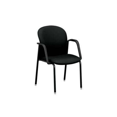 Silla Visita con Brazos Mirus MAG1AUB Tela Confetti Negro