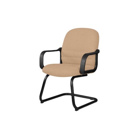 Silla Visita con Brazos Tamayo 4003 Tela Adison Color Camello