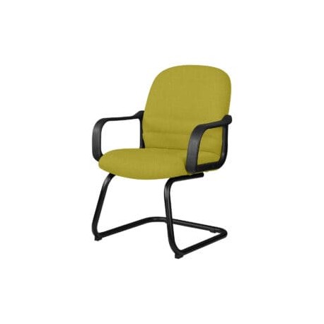 Silla Visita con Brazos Tamayo 4003 Tela Adison Color Pera