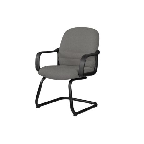 Silla Visita con Brazos Tamayo 4003 Tela Mini Acero