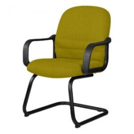 Silla Visita con Brazos Tamayo 4003 Tela Mini Color Pera