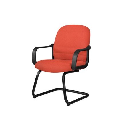 Silla Visita con Brazos Tamayo 4003 Tela Mini Coral