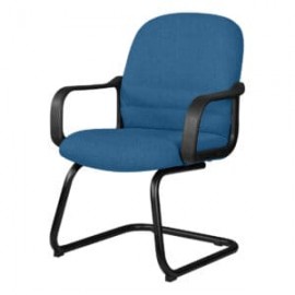 Silla Visita con Brazos Tamayo 4003 Tela Stella Color Azul