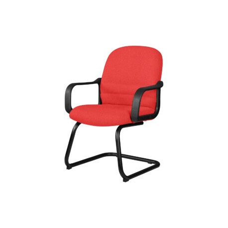 Silla Visita con Brazos Tamayo 4003 Tela Stella Color Coral