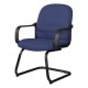 Silla Visita con Brazos Tamayo 4003 Tela Stella Color Plumbago