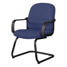 Silla Visita con Brazos Tamayo 4003 Tela Stella Color Plumbago