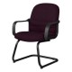 Silla Visita con Brazos Tamayo 4003 Tela Stella Color Violeta
