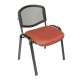 Silla Visita s/b Respaldo Mesh Tela Adison Color Grey
