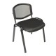 Silla Visita s/b Respaldo Mesh Tela Adison Color Mist