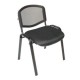 Silla Visita s/b Respaldo Mesh Tela Stanley Color Marino