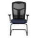 Silla Visita s/b Respaldo Mesh Tela Stanley Color Marino