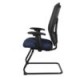 Silla Visita s/b Respaldo Mesh Tela Stanley Color Marino