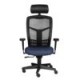 Silla Visita s/b Respaldo Mesh Tela Stella Color negro