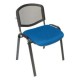 Silla Visita s/b Respaldo Mesh Tela Stella Color Pizarra