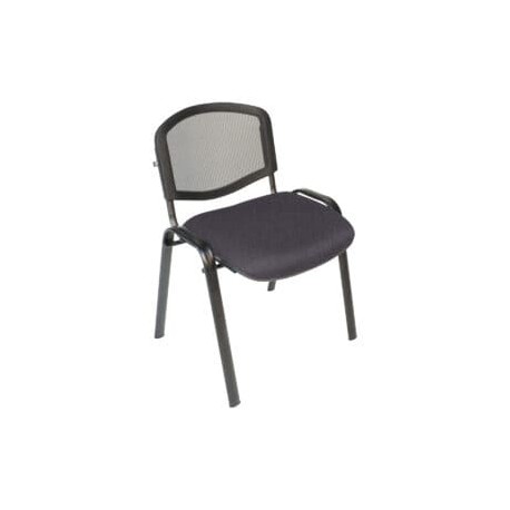 Silla Visita s/b Respaldo Mesh Tela Stella Color Stone