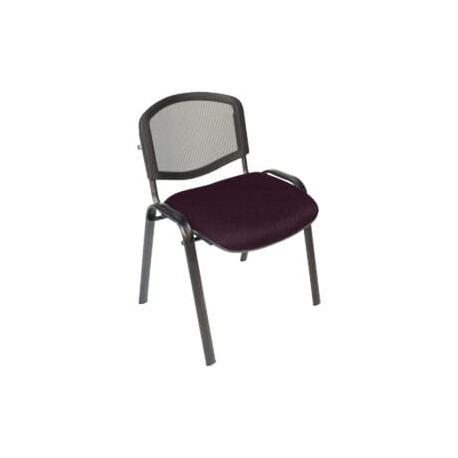 Silla Visita s/b Respaldo Mesh Tela Stella Color Violeta