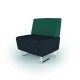 Sillón doble Attesa 915