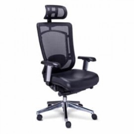 Sillón Ejecutivo con Cabecera Dynamic (Mesh/Piel)