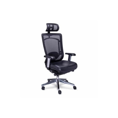 Sillón Ejecutivo con Cabecera Dynamic (Mesh/Piel)