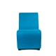 Sillón Modular STELLA 1 plaza Tapizado en Tela Turquesa