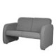Sillón Modular STELLA 1 plaza Tapizado en Tela Turquesa