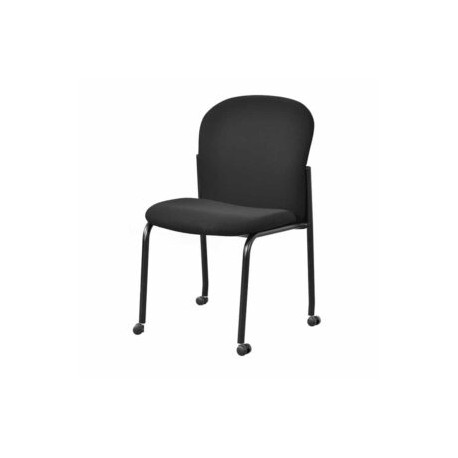 Silla Visita sin Brazos y ruedas Mirus MOG1A Tela Confetti Negro
