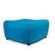 Sillón Modular STELLA Esquinero abierto Tapizado en Tela Turquesa