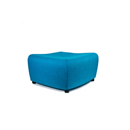 Sillón Modular STELLA Esquinero abierto Tapizado en Tela Turquesa