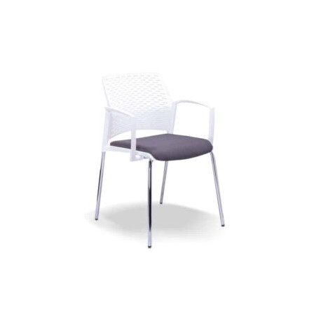 Sillón Rewind con Rodajas Estructura Cromo