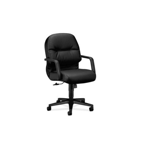 Sillón Semi-Ejecutivo con Brazos Pillow Soft 2092 Piel Negro