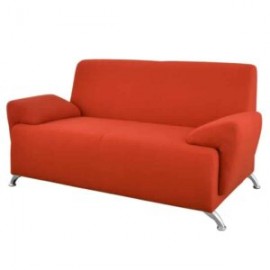 Sofa? Imanet de 2 plazas, en Tela Escorial Color Rojo