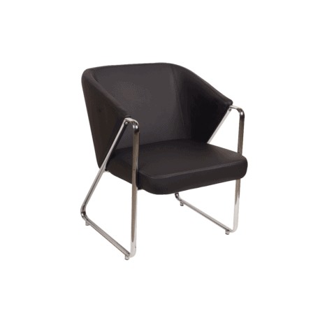 Sofá Klave 9431 en Vinipiel Negro