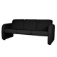 Sofa? Tenerife de 3 plazas, en Tela color Negro