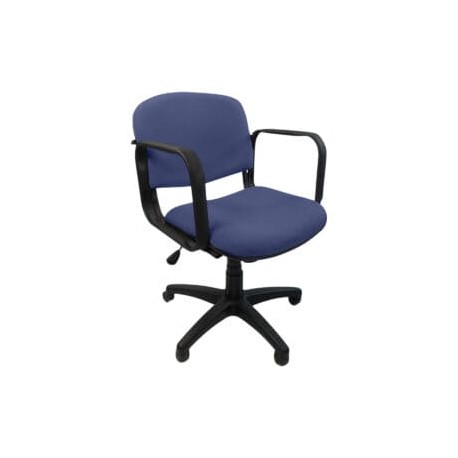 Silla Semi Ejecutiva Allegro en Tela Stella Color Plumbago