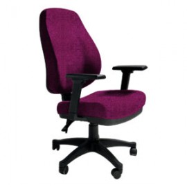 Silla Operativa Poliuretano Inyectado Confort II Adison Color Fiusha