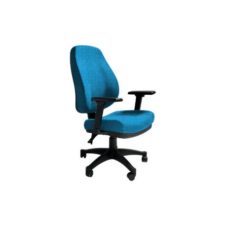 Silla Operativa Poliuretano Inyectado Confort II Adison Color Turqueza