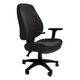 Silla Operativa Poliuretano Inyectado Confort II Tela Mini Color Café