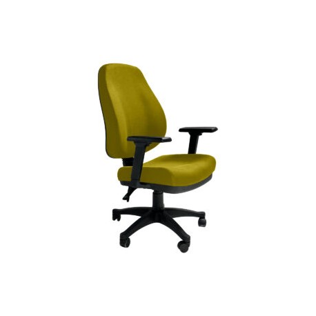 Silla Operativa Poliuretano Inyectado Confort II Tela Mini Color Pera