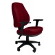 Silla Operativa Poliuretano Inyectado Confort II Tela Mini Color Rojo