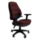 Silla Operativa Poliuretano Inyectado Confort II Tela Stanley Color Ciruela