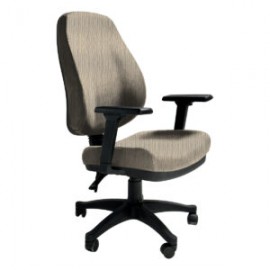 Silla Operativa Poliuretano Inyectado Confort II Tela Stanley Color Oro