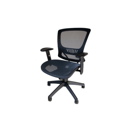 Silla Semi-Ejecutiva R1 Full Mesh Negro