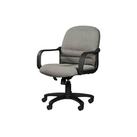 Silla Semi Ejecutiva con Brazos Tamayo 4002 Tela Mini Color Acero