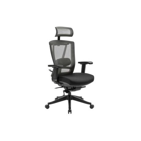 Silla Ejecutiva H1 Mesh Asiento y Estructura Negro