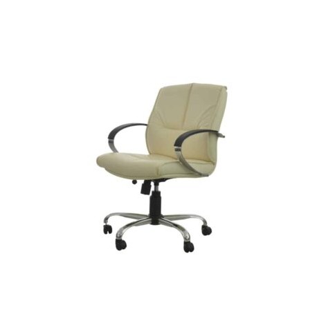 Silla Semi-Ejecutiva Kahlo Piel Beige