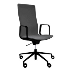 Silla Ejecutiva RAIL Asiento y Respaldo en Mesh Negro